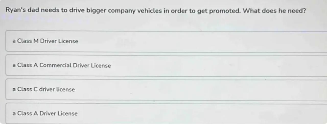 How to Know Which License is Needed for Driving Bigger Company Vehicles?
